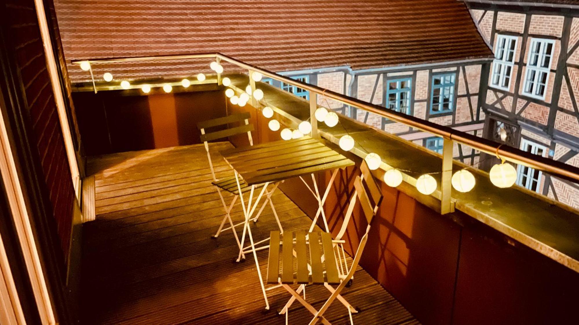 Fewozauber - Domspatz, 50Qm, Top-Lage, Style, Dachterrasse, Business 슈베린 외부 사진